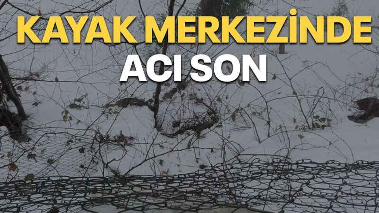 Kayak merkezinde acı son